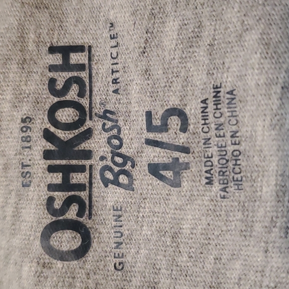OshKosh B'gosh Gray Long Sleeve Tee with Game On Design - Picture 10 of 10